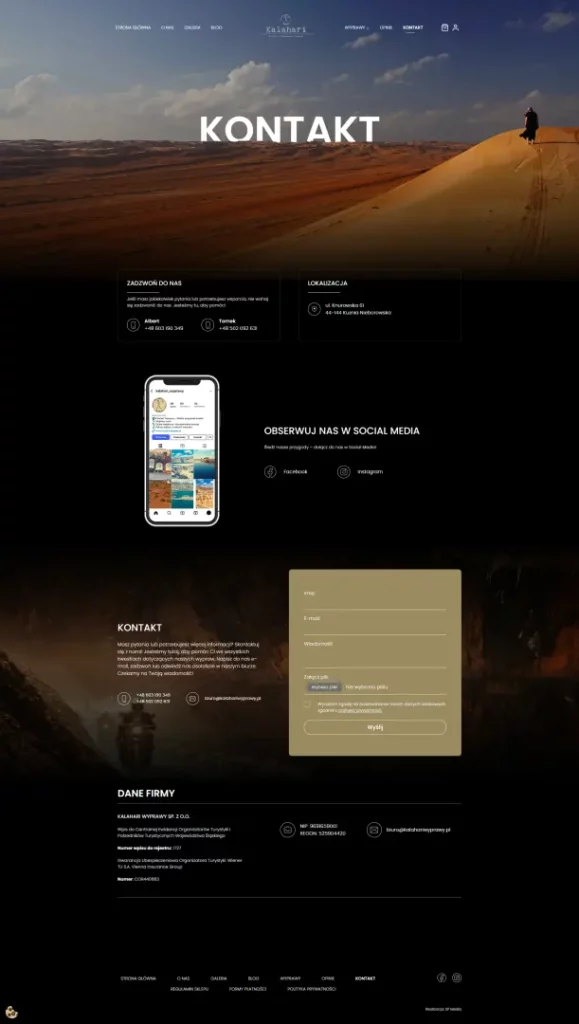 SP-Media Tworzenie stron www case study kalahari