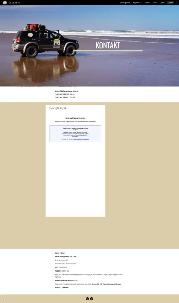 SP-Media Tworzenie stron www case study kalahari