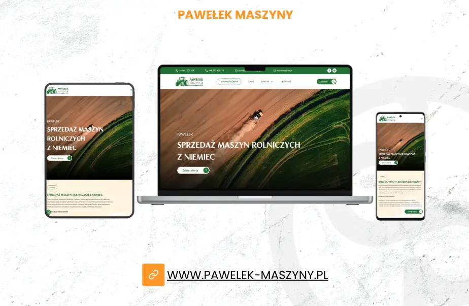 SP-Media Tworzenie stron www Realizacja pawelek-maszyny.pl